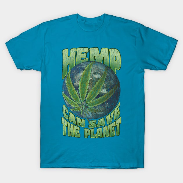 Hemp Can Save The Planet 1988 T-Shirt by JCD666